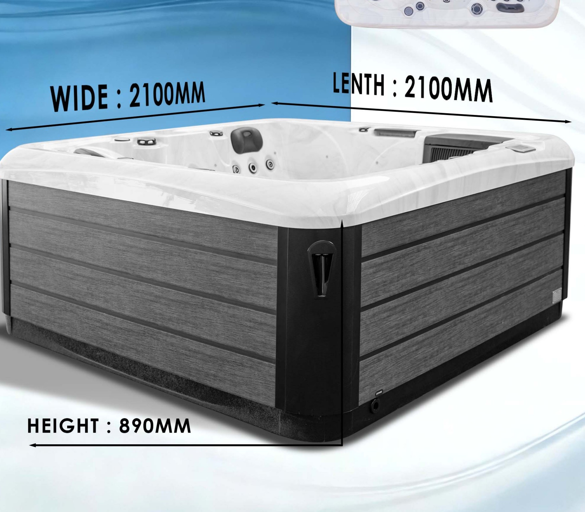 5 person spas